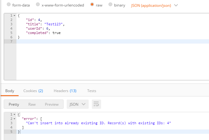 API Request Example