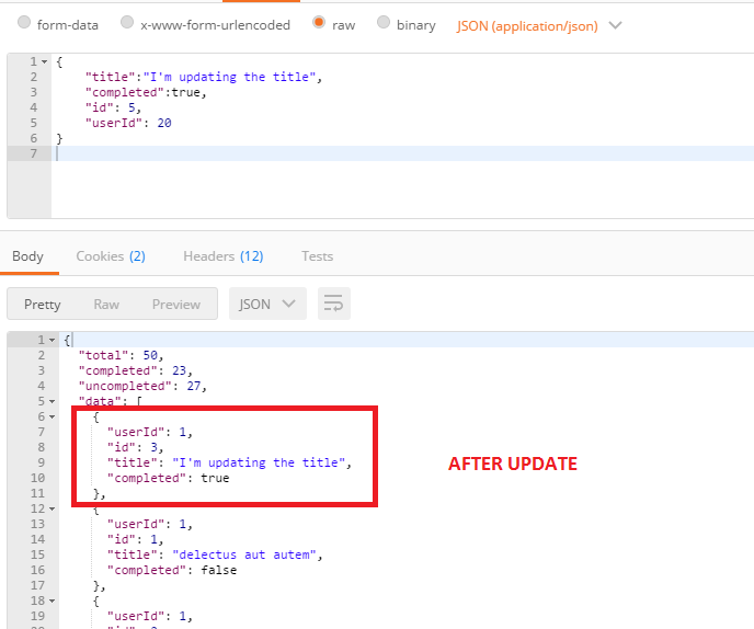 API Request Example